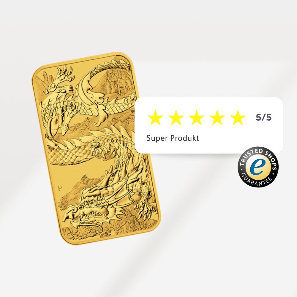 1 oz Gold-Münzbarren Rectangular Dragon 2023 – Bild 4