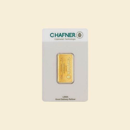10 g Goldbarren C.Hafner