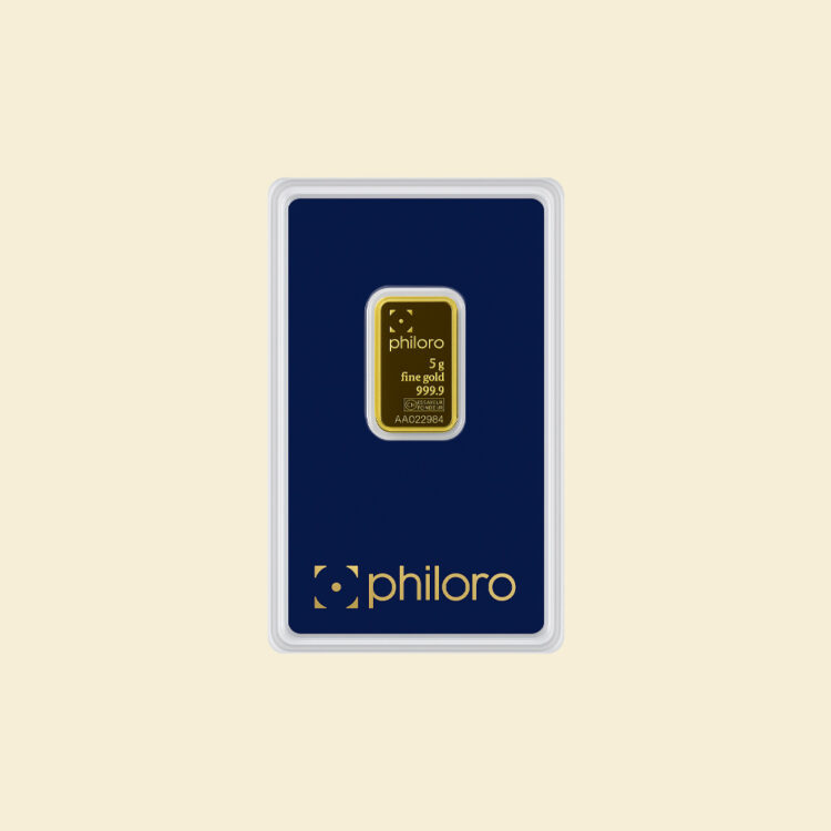 Philoro 5 g Goldbarren