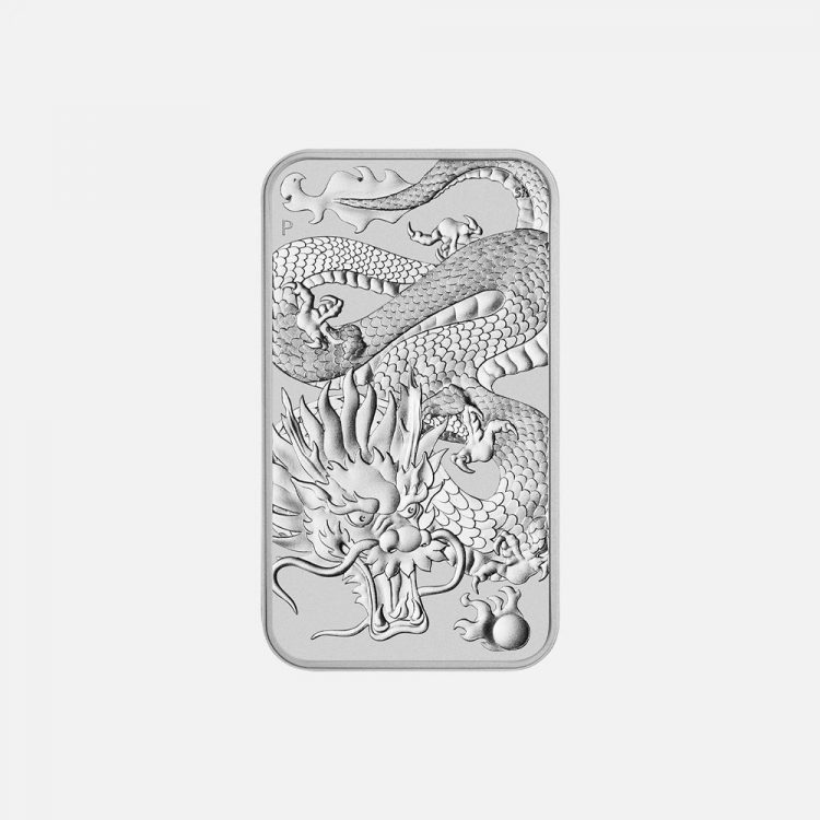 1 oz Silber-Münzbarren Dragon 2022 The Perth Mint