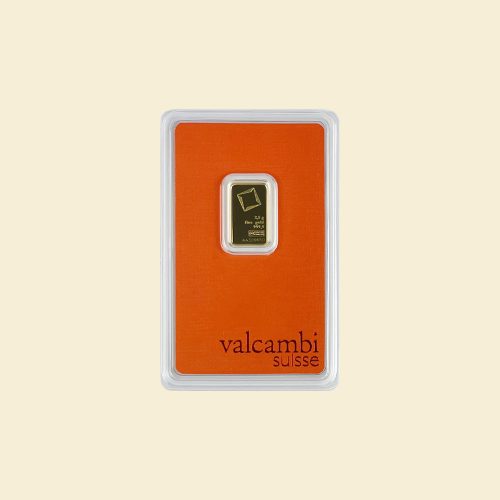 2,5 g Goldbarren Valcambi
