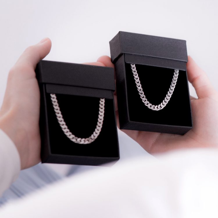 Silberkette 925er "Panzer-Form" (Sterling)