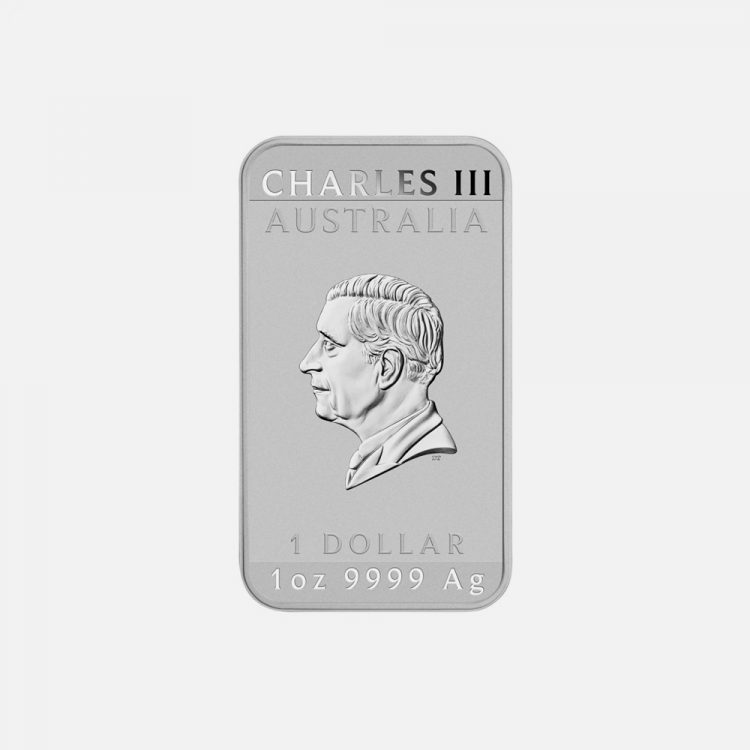 1 oz Silber-Münzbarren Rectangular Dragon 2024 Rückseite