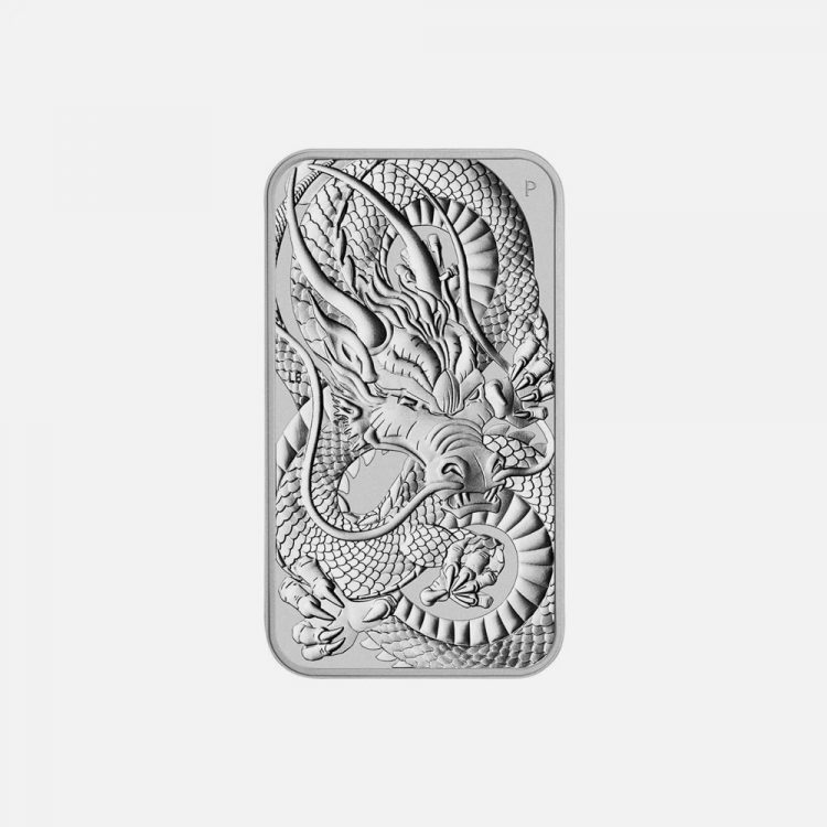 1 oz Silber-Münzbarren Rectangular Dragon 2021