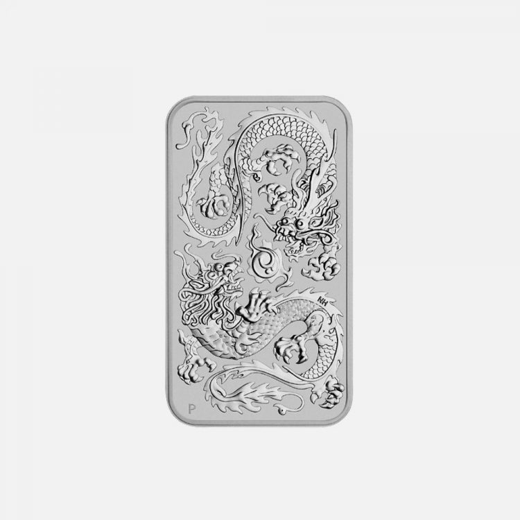 1 oz Silber-Münzbarren Rectangular Dragon 2020