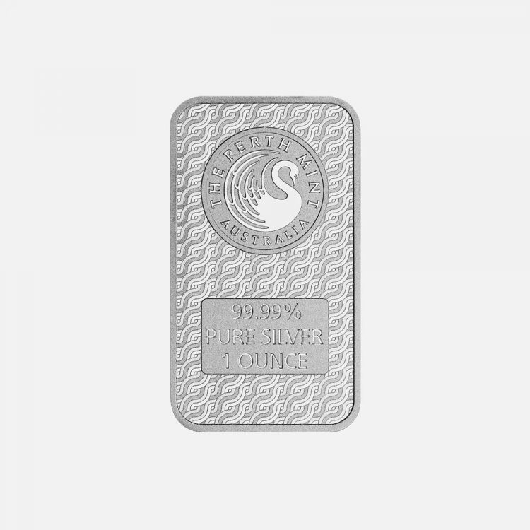 The Perth Mint 1 oz Silberbarren Dragon Rückseite