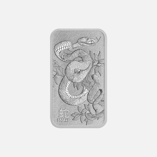 The Perth Mint 1 oz Silberbarren Schlange