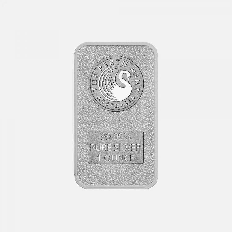 The Perth Mint 1 oz Silberbarren Schlange Rückseite