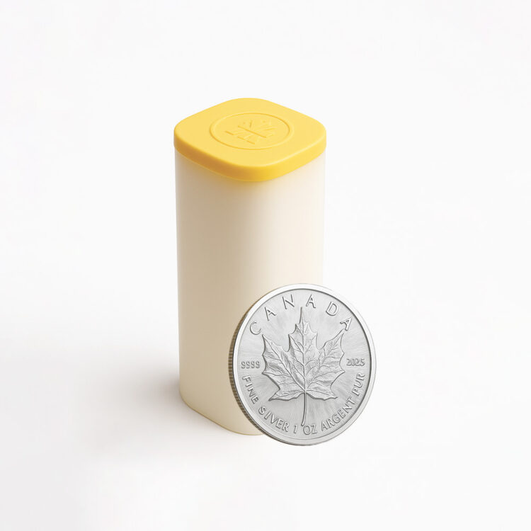 Maple Leaf 2025 Tube (25x 1 oz Silbermünze)