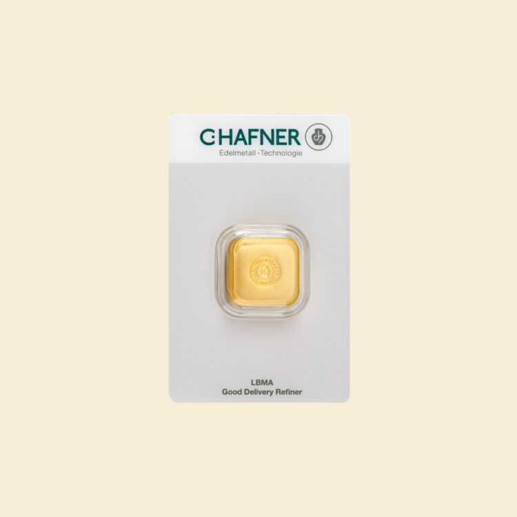 C.Hafner 50 g Gold-Gussbarren