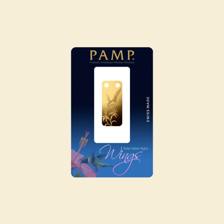 PAMP Suisse 1/5 oz Gold-Schmuckbarren "Kolibri"