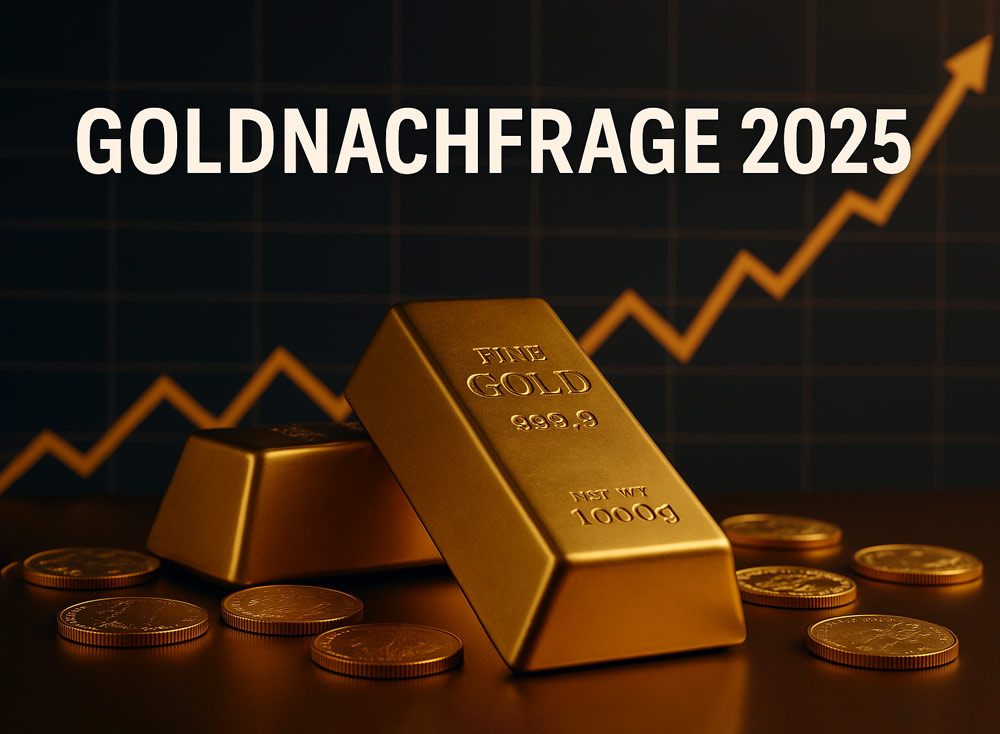 Goldnachfrage 2025 explodiert – jetzt handeln, bevor es zu spät ist