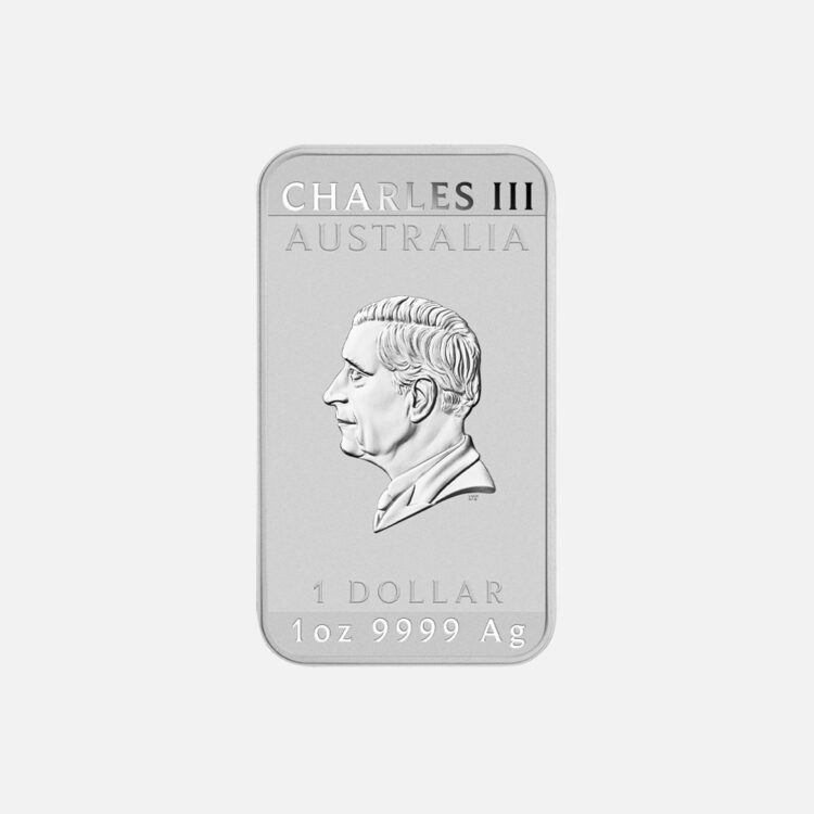 1 oz Silber-Münzbarren Rectangular Dragon 2025 Rückseite