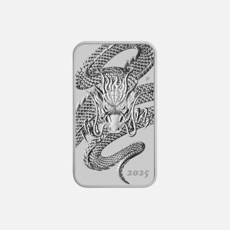 1 oz Silber-Münzbarren Rectangular Dragon 2025