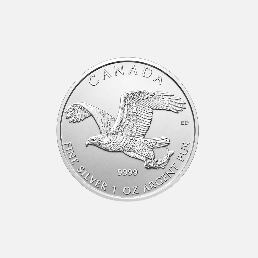 Birds of Prey 1 oz Silbermünze "Bald Eagle" 2014